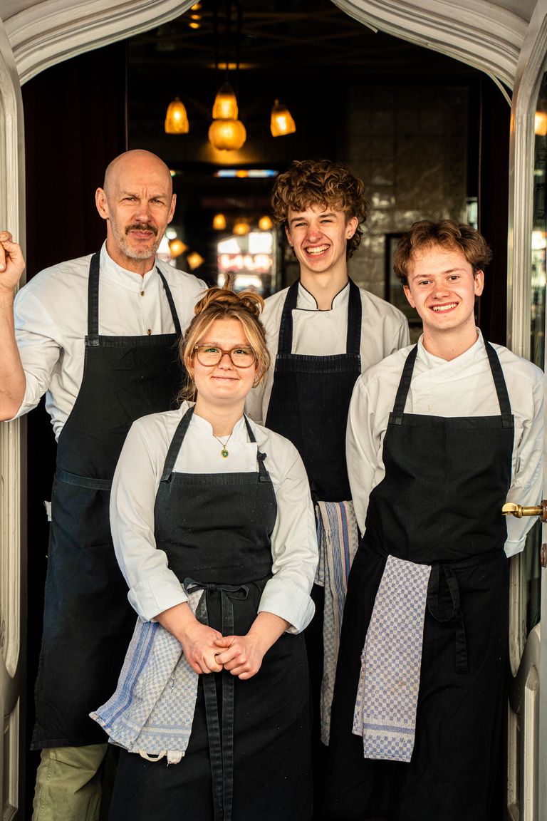 Das Team des Restaurant Rexrodt am Eingang